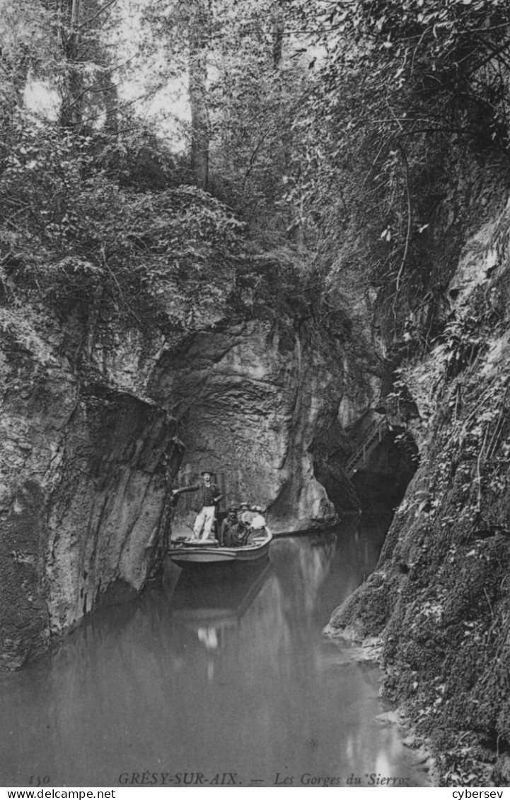 GRESY-sur-AIX - Les Gorges Du Sierroz - Petite Barque Animée - Gresy Sur Aix