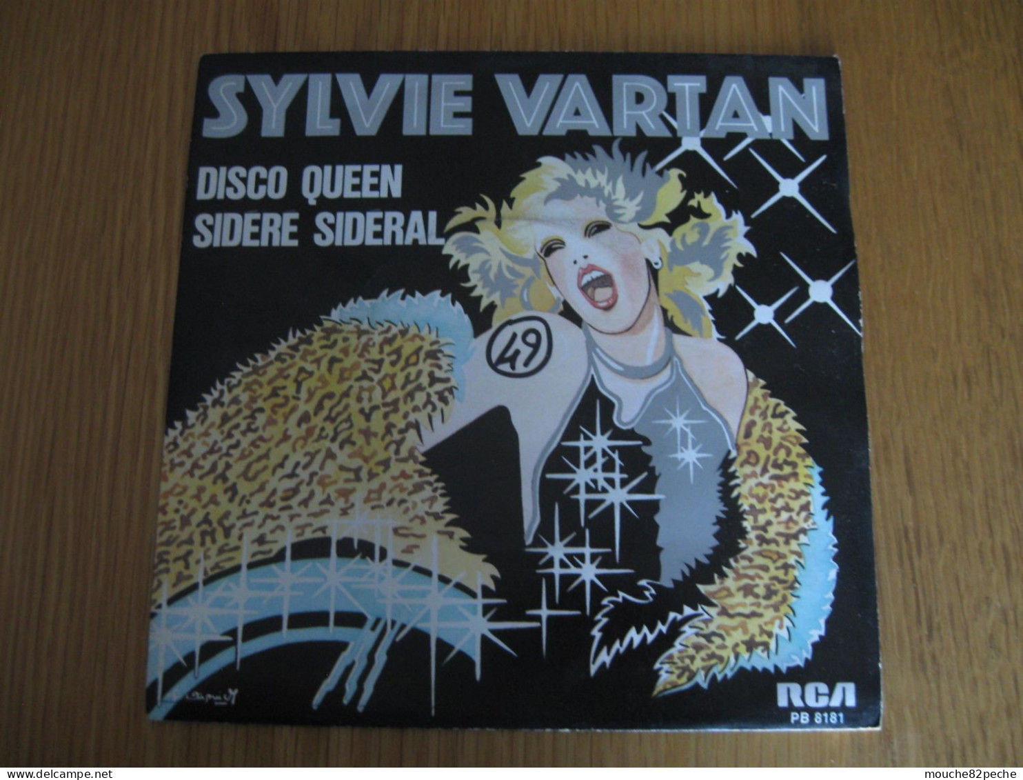 45 T - SYLVIE VARTAN - DISCO QUEEN - LABEL PAPIER - Disco, Pop