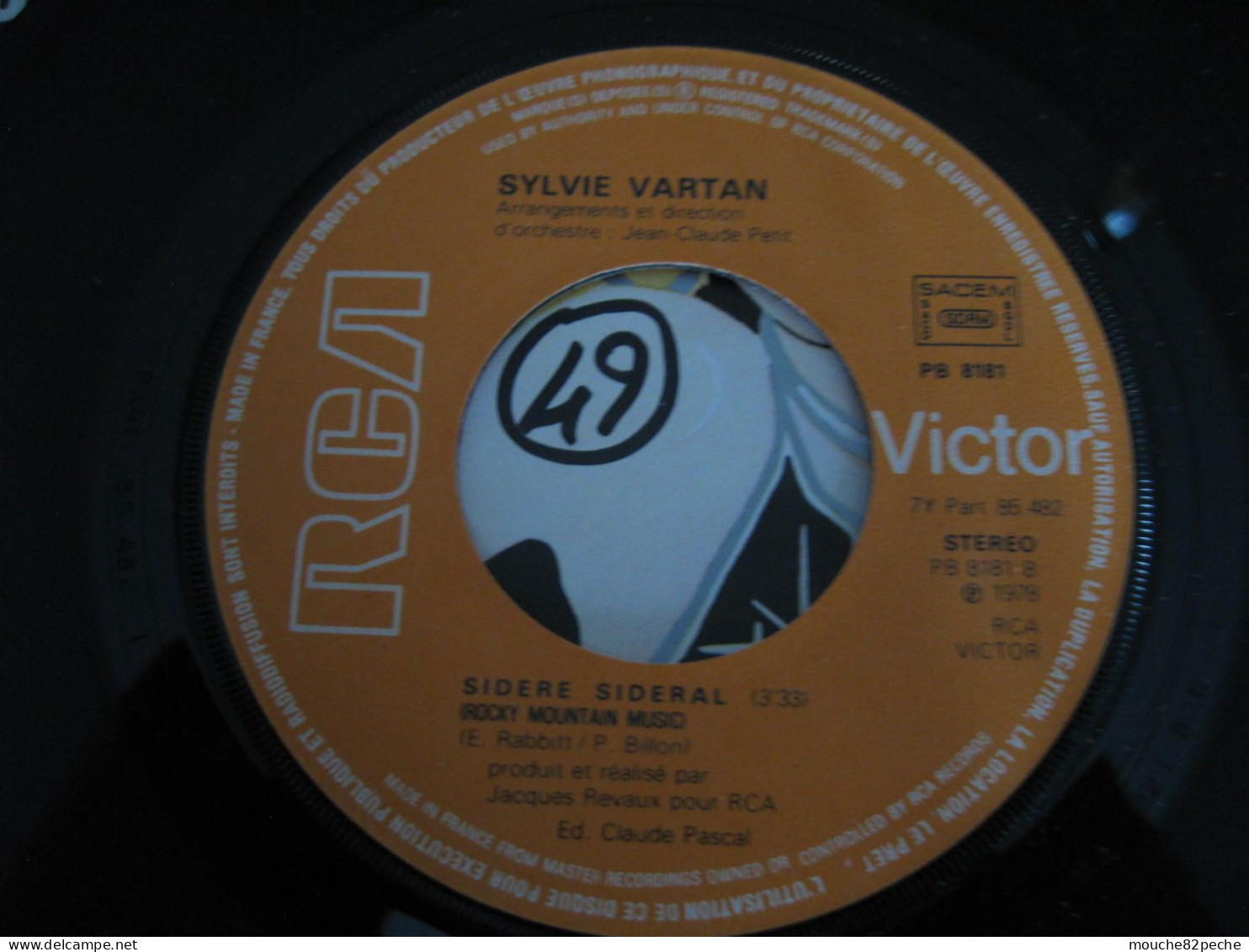 45 T - SYLVIE VARTAN - DISCO QUEEN - LABEL PAPIER - Disco, Pop