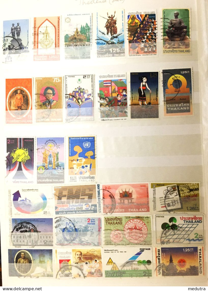 Thaïlande : Beau Lot De 140 Timbres (voir 4 Photos) - Thailand