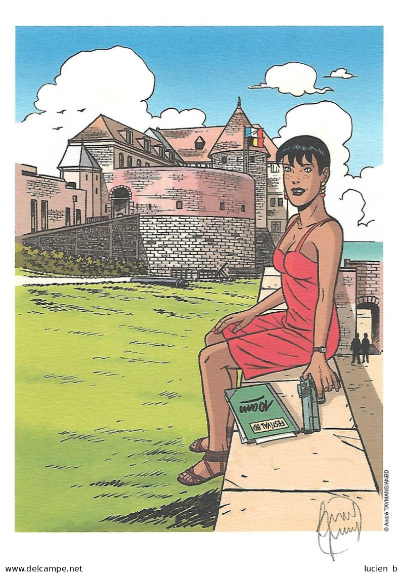 TAYMANS  -  Ex-libris "Caroline Baldwin, Tome 16" Signé   (***) - Illustratori S - V