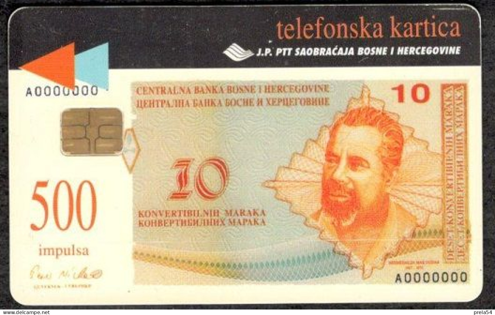 Bosnia Sarajevo -  KM Bosnia Currency Used Chip Card - Bosnia