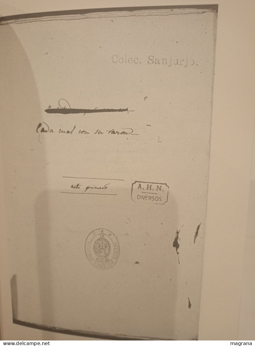 José Zorrilla. Cada Cual, Con Su Razón. Edición Con Prólogo, Traslado Y Notas De Jorge Manrique. 1997. 293 Pp. - Classiques