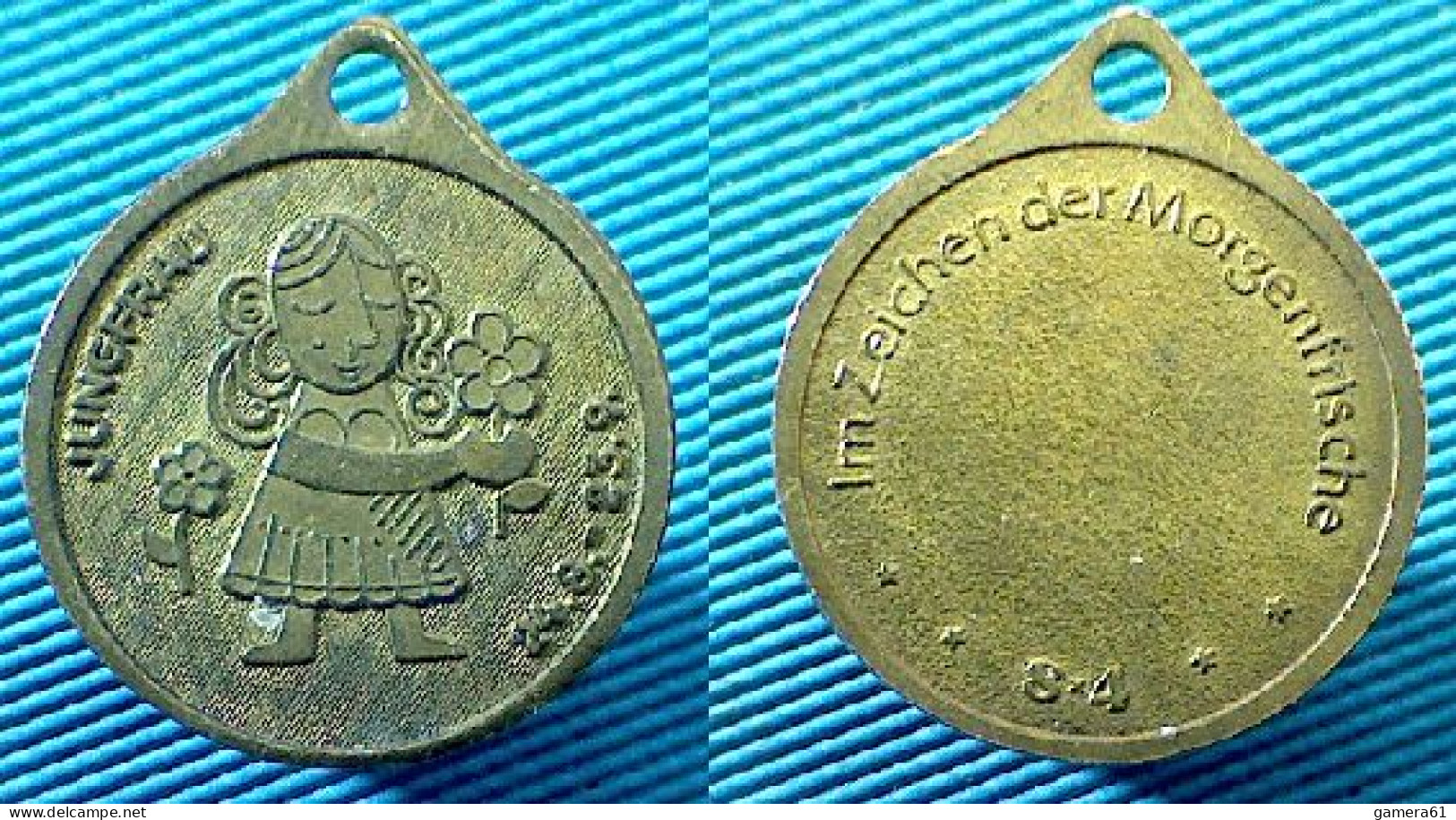 03419 Medaglietta Zodiacale Medaille Sternzeichen - Anhänger Jungfrau - Otros & Sin Clasificación