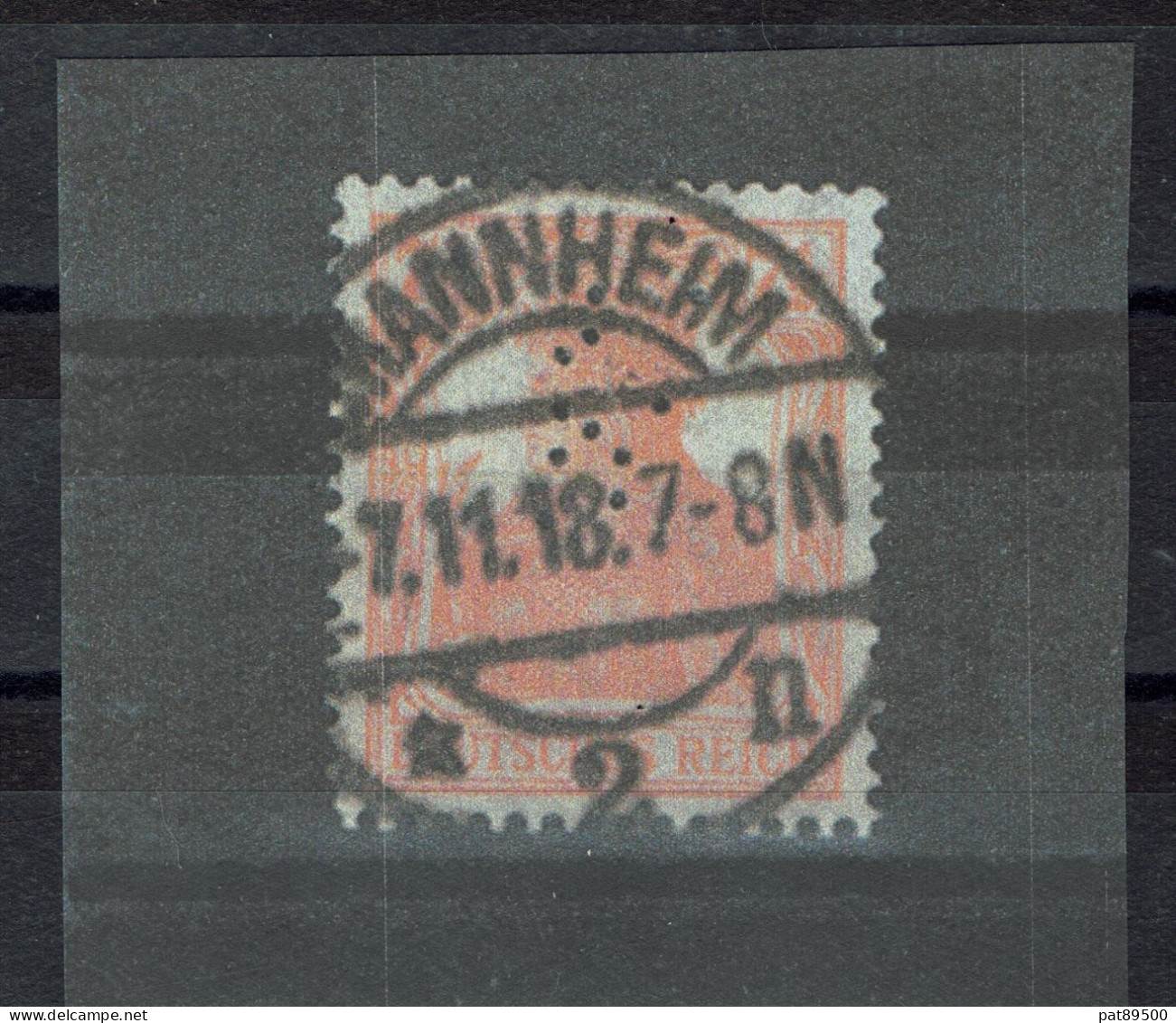 REICH  PERFORE / 1918 YT 70 ?? 7 1/2 PF Perforation Illisible Et Non Complète +++++ - Perforés