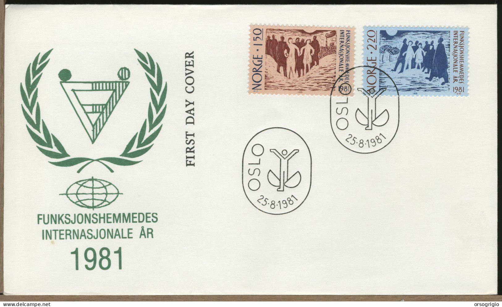 NORVEGIA - NORGE - FDC 1981 - FDC