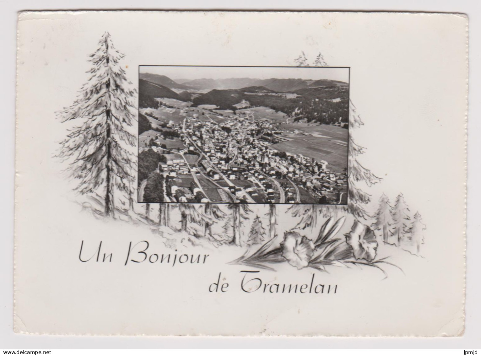 Un Bonjour De Tramelan - Photo Edition A. Deriaz, Baulmes N° 11211 - 1966 - Tramelan