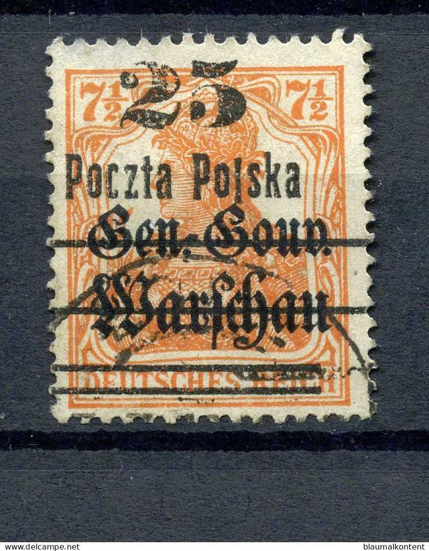 Poland -Pologne-Polen Fischer Nr 13 Error  B 3---L Unten - Usados