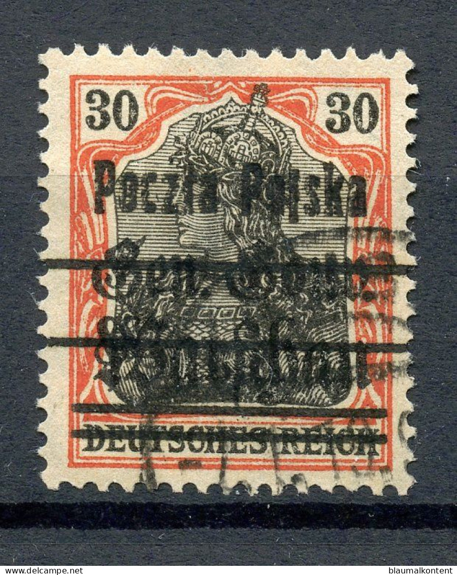 Poland -Pologne-Polen Fischer Nr 14 Error  B 3---L Unten - Used Stamps