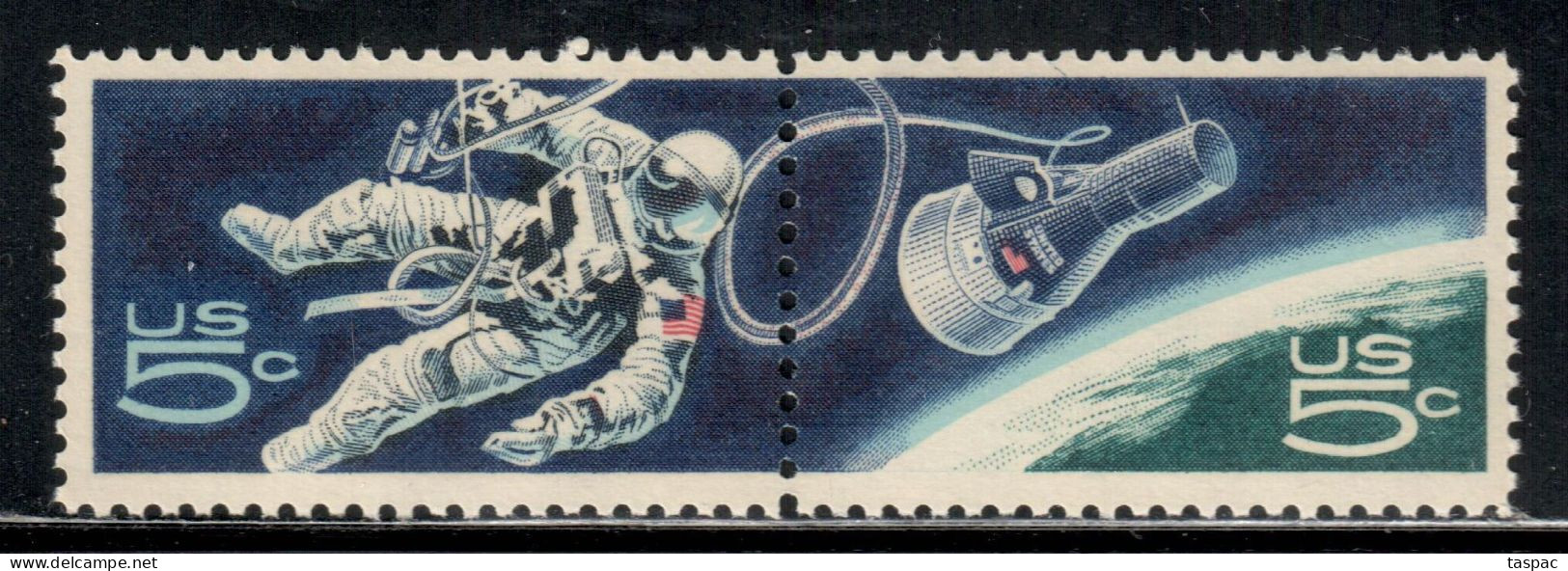 United States 1967 Mi# 930-931 ** MNH - Pair - U.S. Accomplishments In Space - Estados Unidos