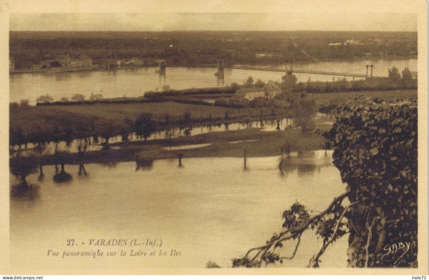 44 - Varades (Loire-Atlantique)  -  Vue Panoramique Sur La Loire Et Les Iles - Varades