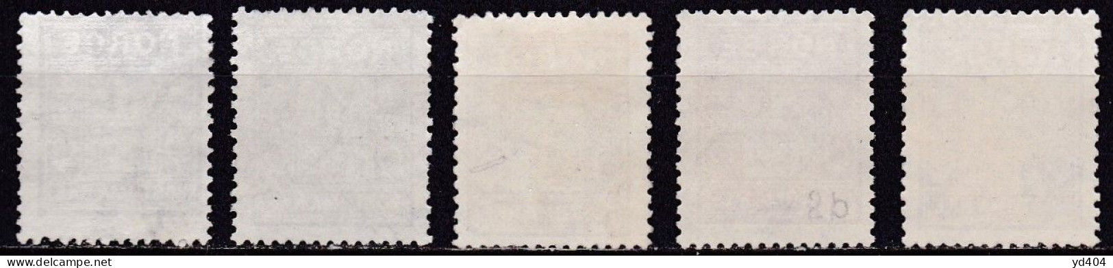 NO707 – NORVEGE - NORWAY – POSTAGE DUE / SHADES – 1898-1915 – MI # 1/2 USED 19,50 € - Gebraucht