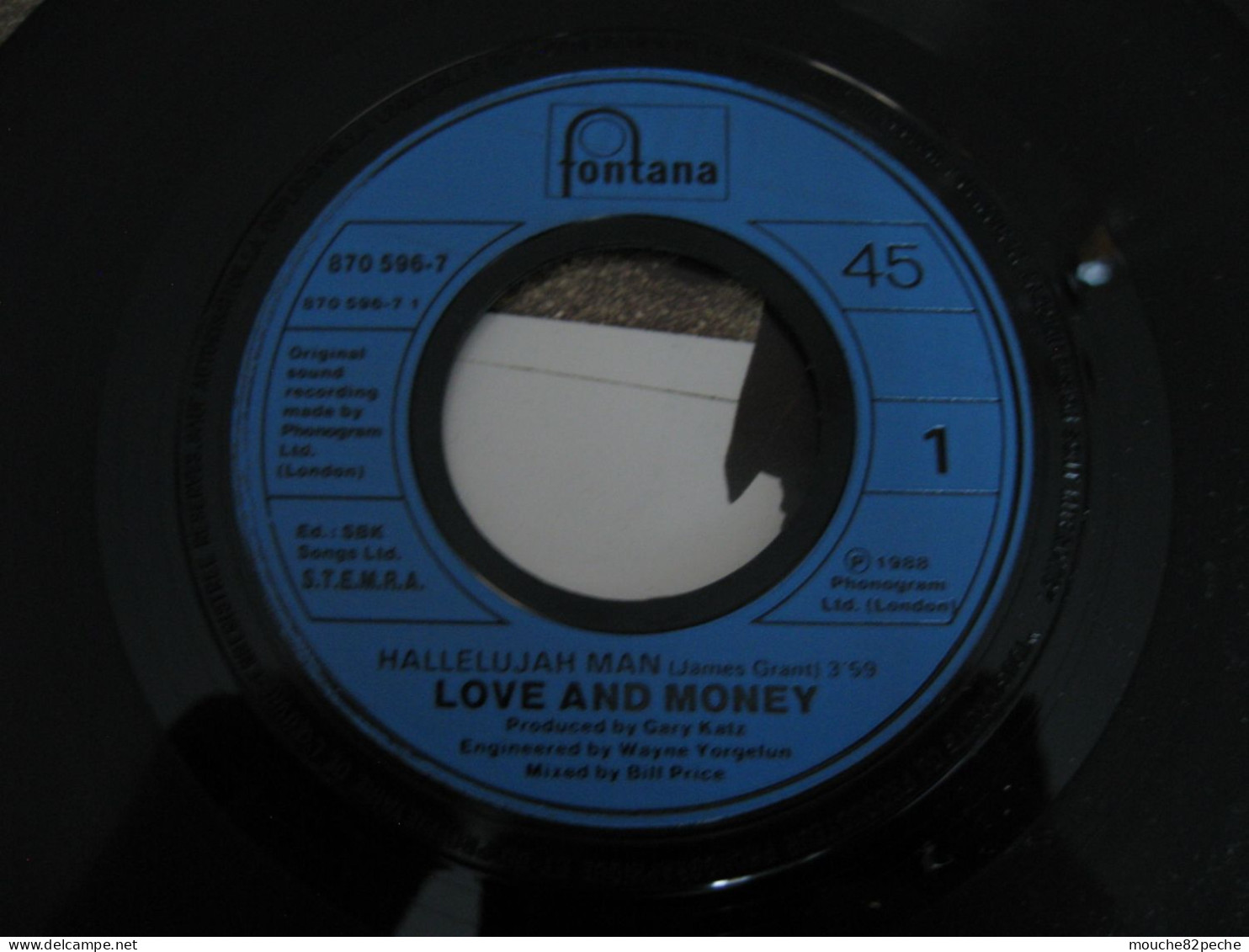45 T - LOVE AND MONEY - HALLELUIHA MAN - Niños