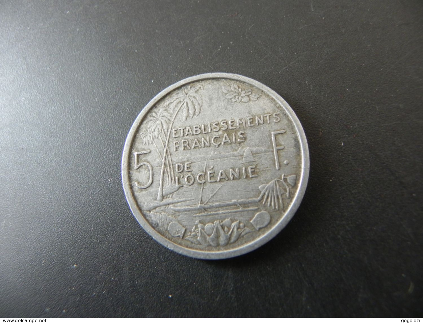 Polynesie Française 5 Francs 1952 - French Polynesia