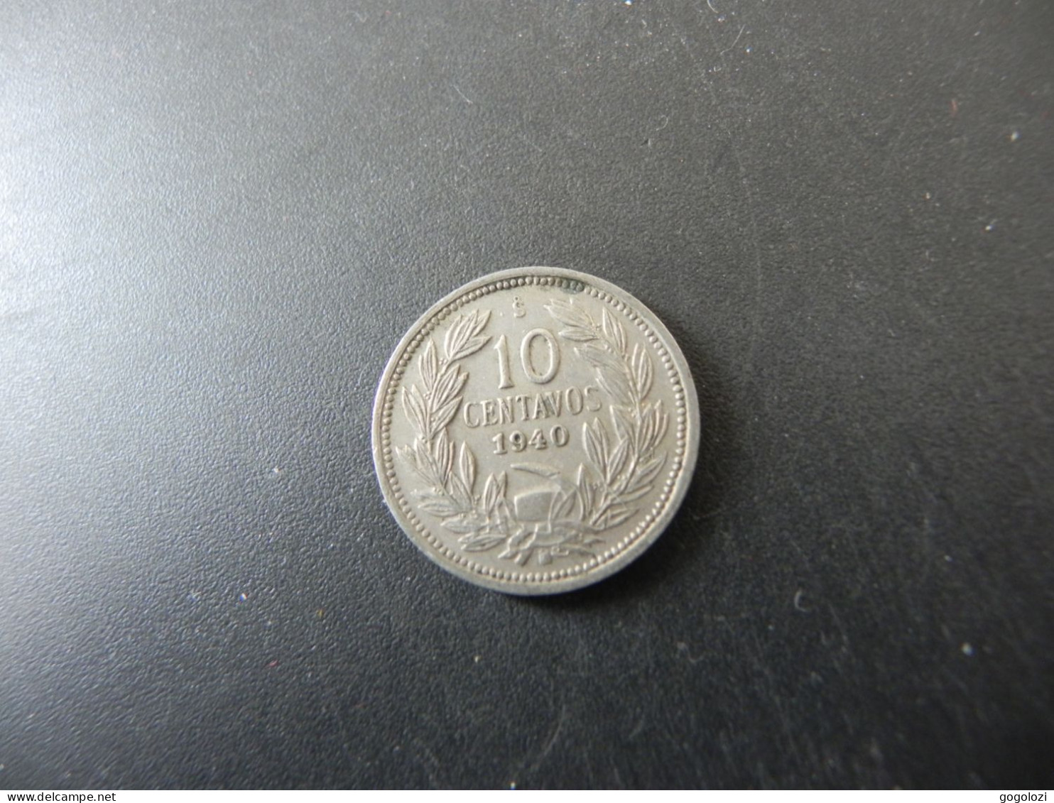 Chile 10 Centavos 1940 - Chili