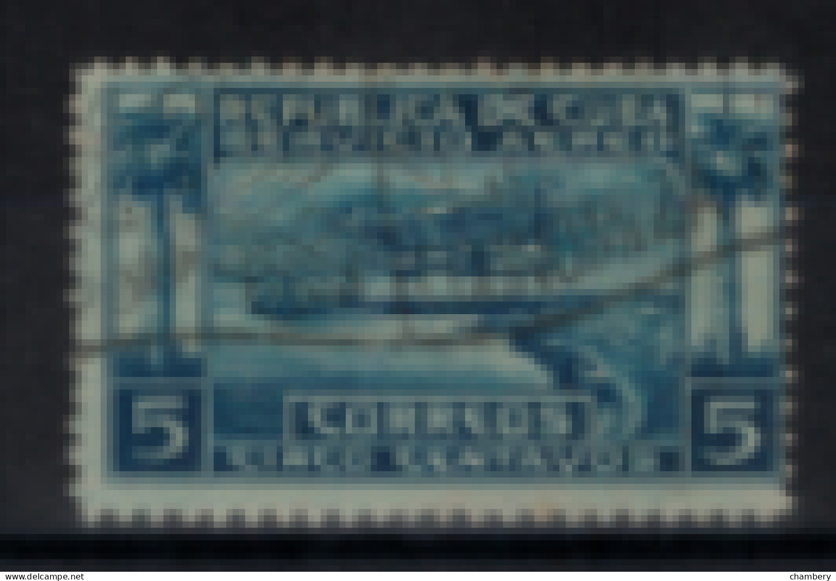 Cuba - PA - "Hydravion Survolant Le Port De La Havane" - Oblitéré N° 1 De 1927 - Airmail