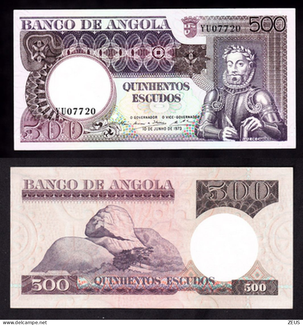 ANGOLA 500 ESCUDOS 1973 PIK 107 FDS - Angola