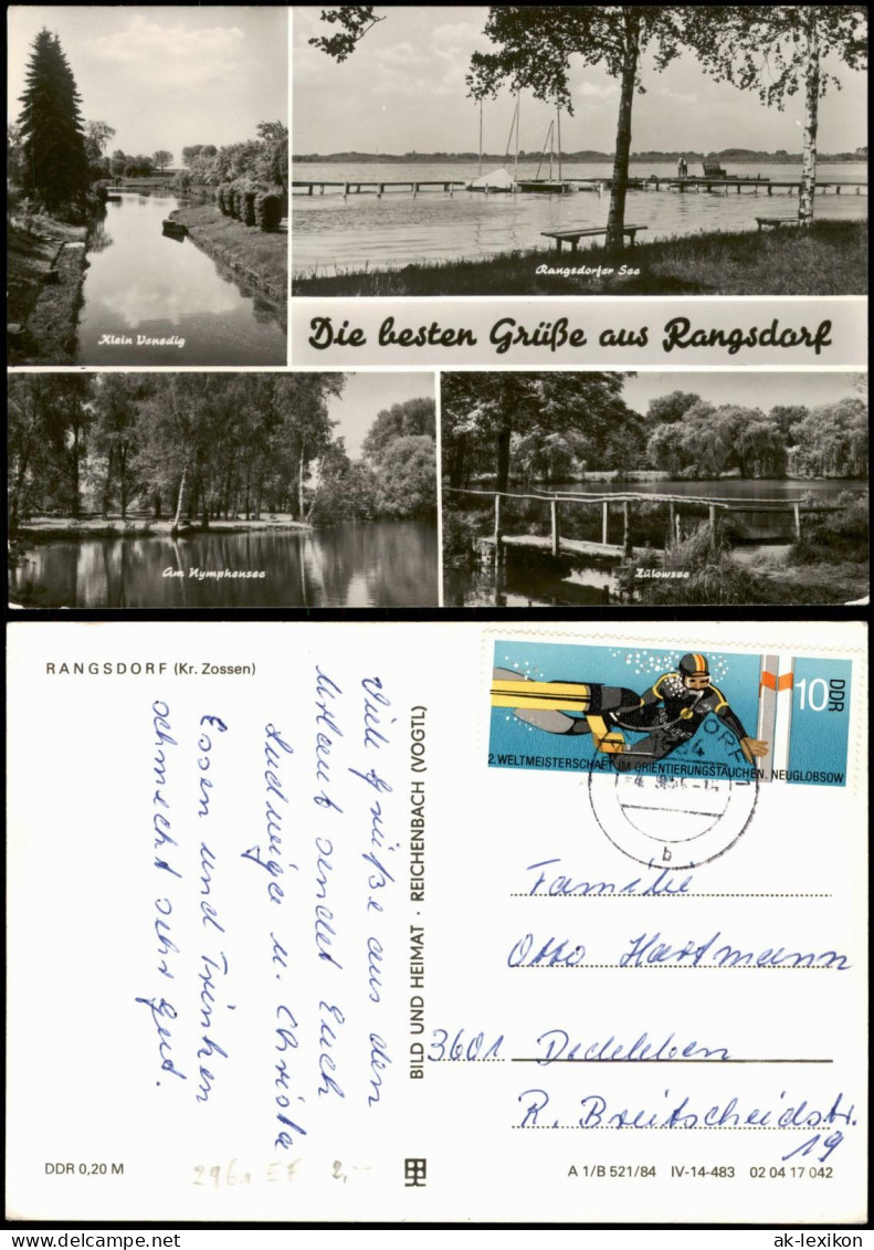 Rangsdorf Rangsdorfer See, Klein Venedig, Nymphensee, Zülowsee 1984 - Rangsdorf