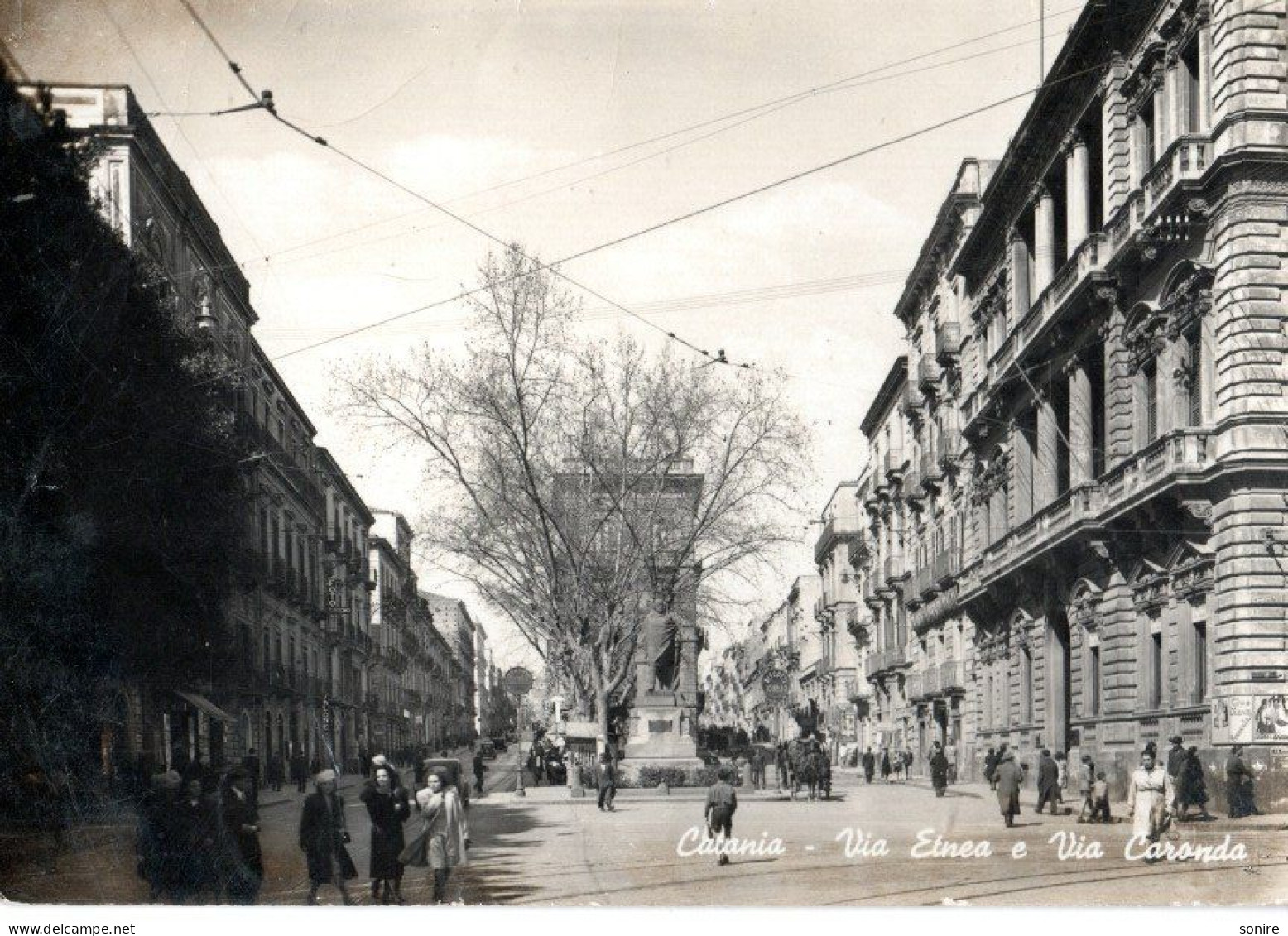 CATANIA - VIA ETNEA E VIA CARONDA  - ROTALFOTO - VG FG - C7249 - Caltanissetta