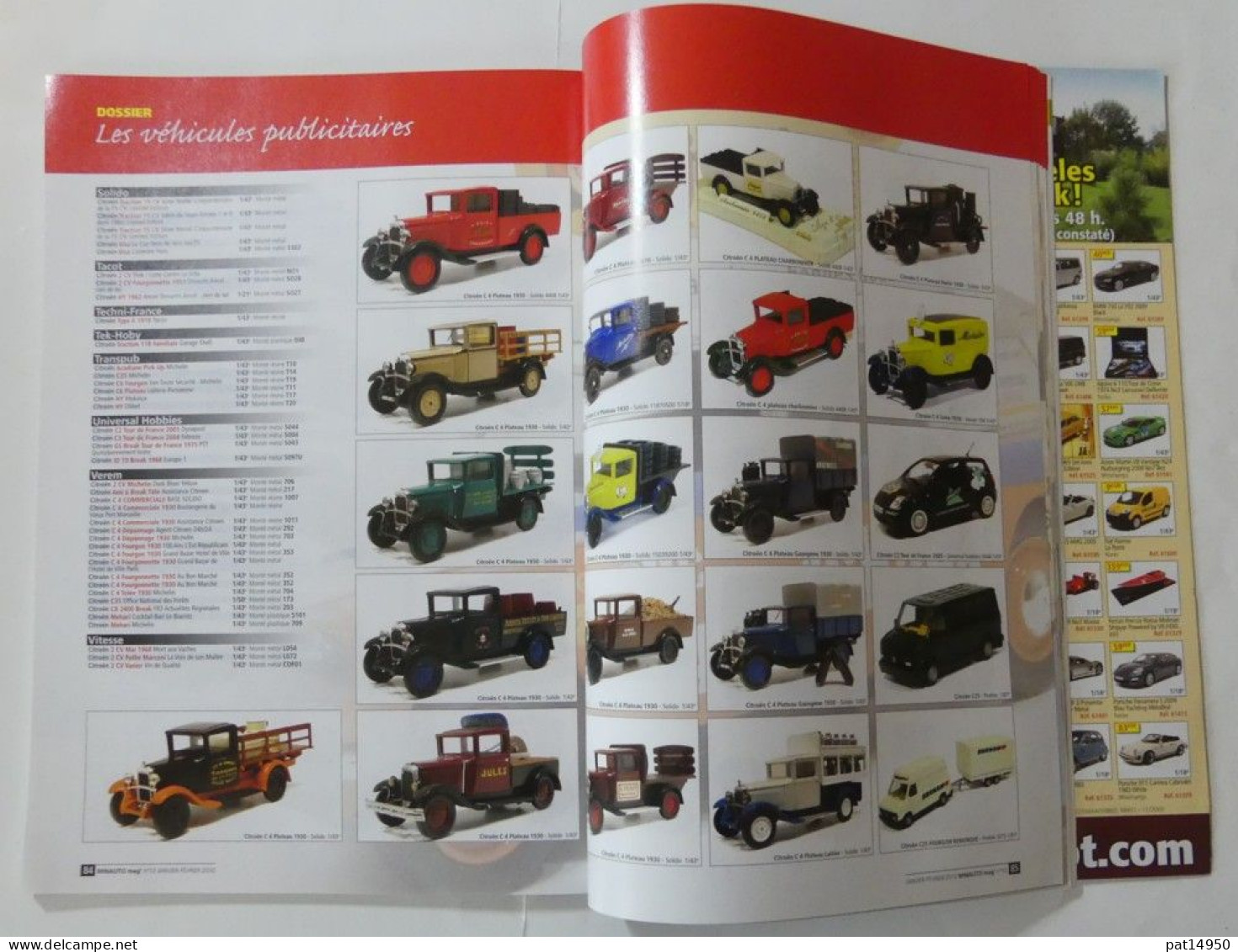 PAT14950 LE MAGAZINE DE LA VOITURE MINIATURE DE COLLECTION MINAUTO MAG N°12 JANVIER FEVRIER 2010 - Revues