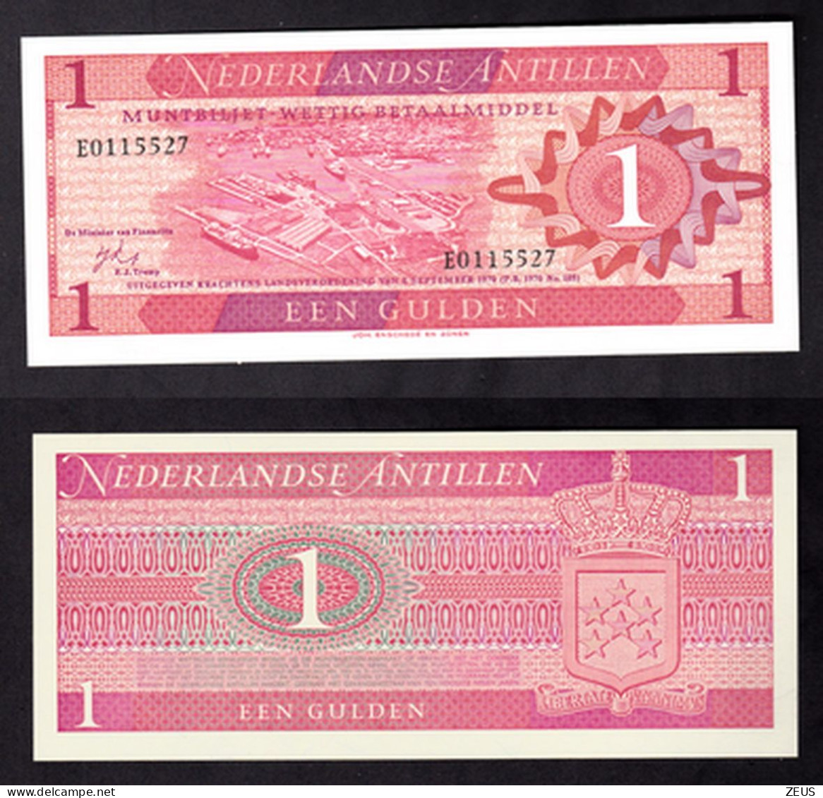 ANTILLE OLANDESI 1 GULDEN 1970 P20 FDS - Antillas Neerlandesas (...-1986)