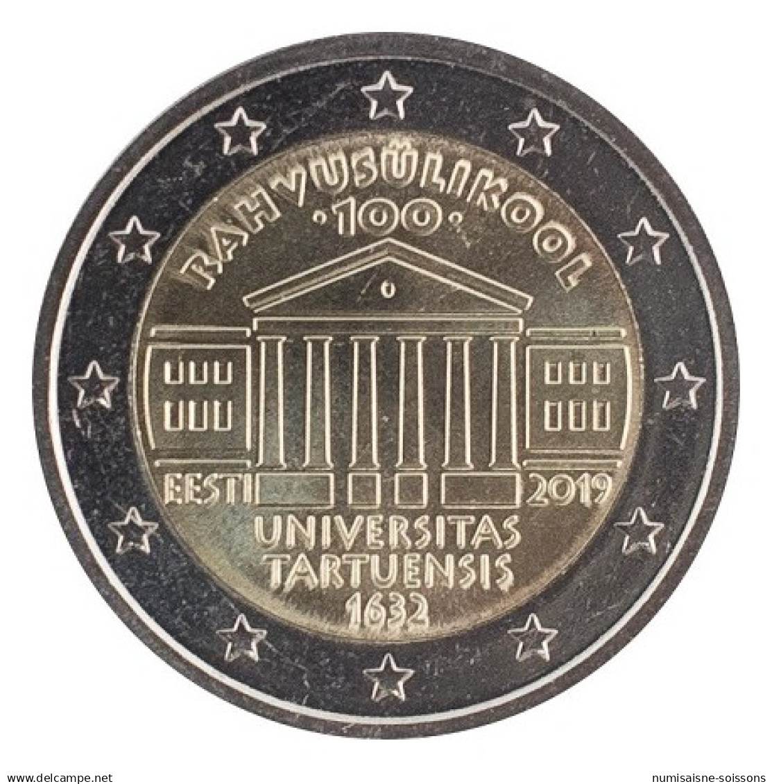 ESTONIE - 2 EURO 2019 - 100 ANS DE L'UNIVERSITE DE TARTU - SPL - Estonie