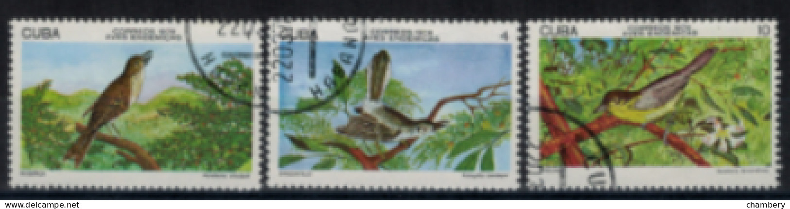 Cuba - "Oiseaux De Cuba" - Série Oblitérée N° 2046 à 2048 De 1978 - Gebraucht