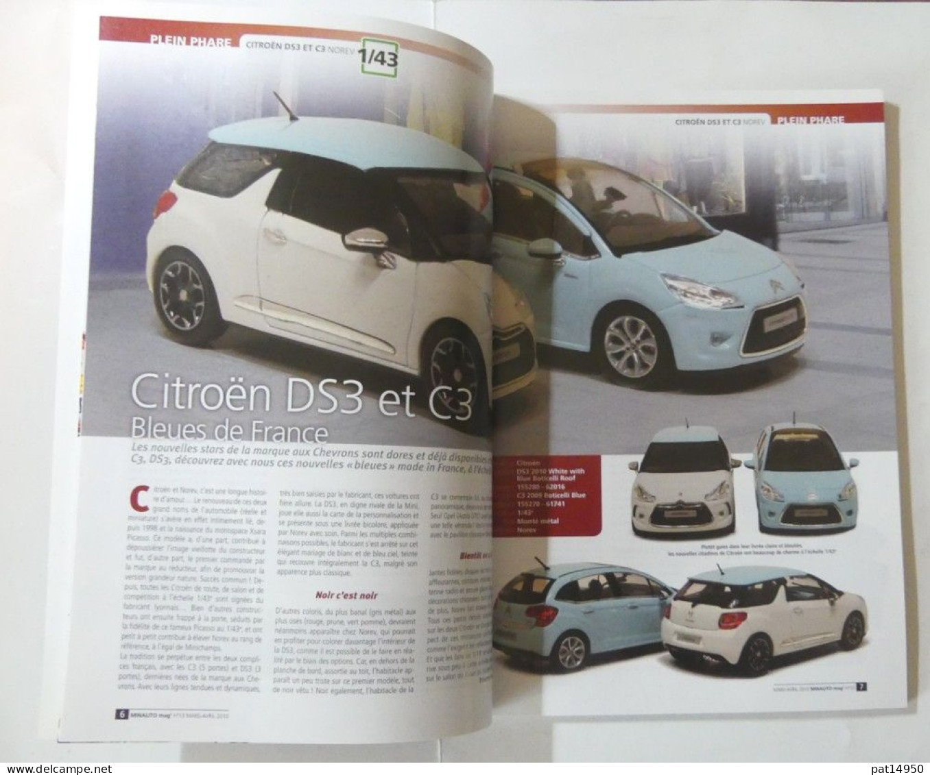 PAT14950 LE MAGAZINE DE LA VOITURE MINIATURE DE COLLECTION MINAUTO MAG N°13 MARS AVRIL 2010 - Zeitschriften