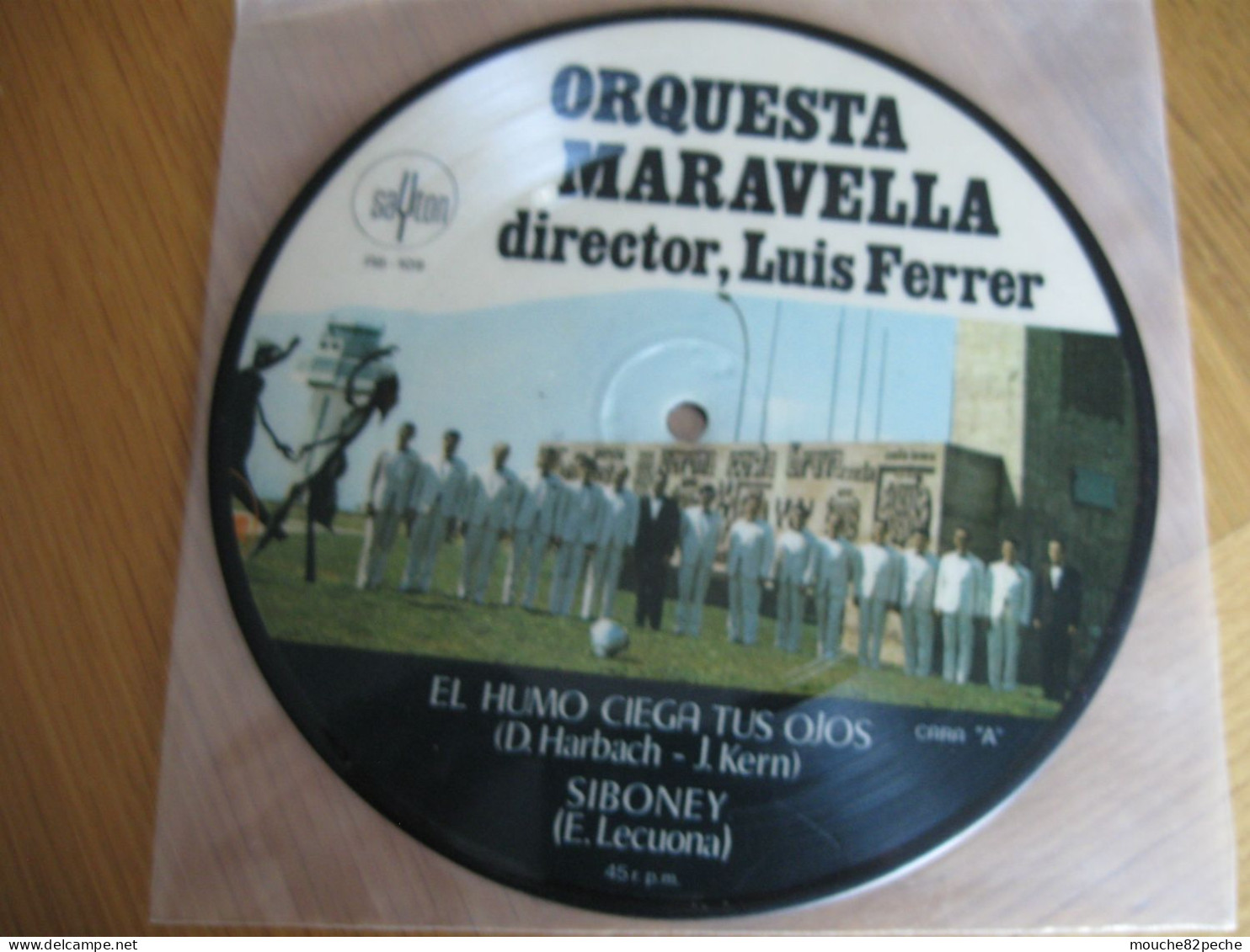 45 T - ORQUESTA MARAELLA - EL HUMO CIEGA TUS OJOS - PICTURE DISQUE - Jazz