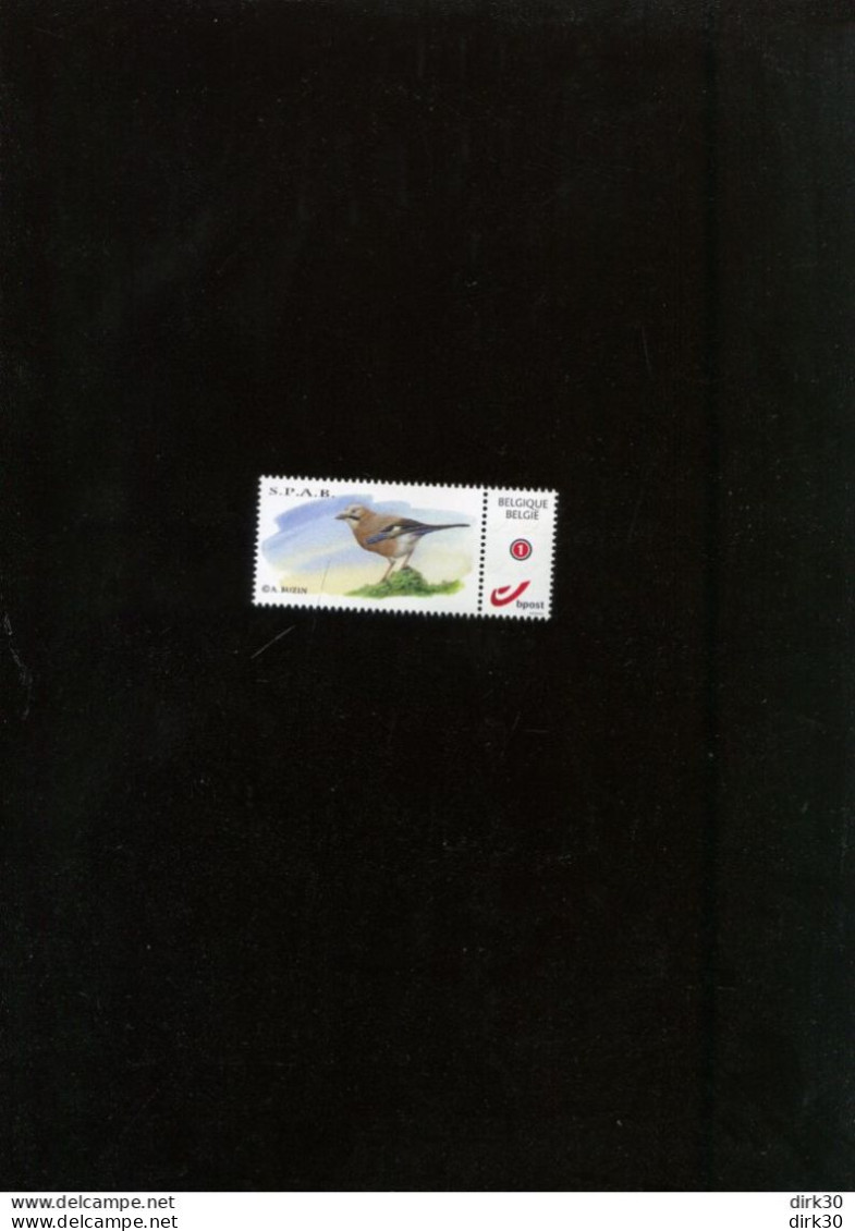 Belgie Birds SPAB Buzin Gepersonaliseerde Zegel Duostamp MNH - Autres & Non Classés