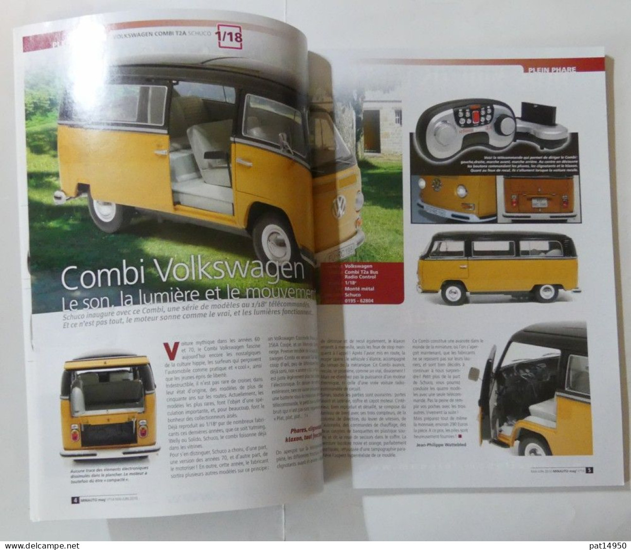 PAT14950 LE MAGAZINE DE LA VOITURE MINIATURE DE COLLECTION MINAUTO MAG N°14 MAI JUIN 2010 - Revues