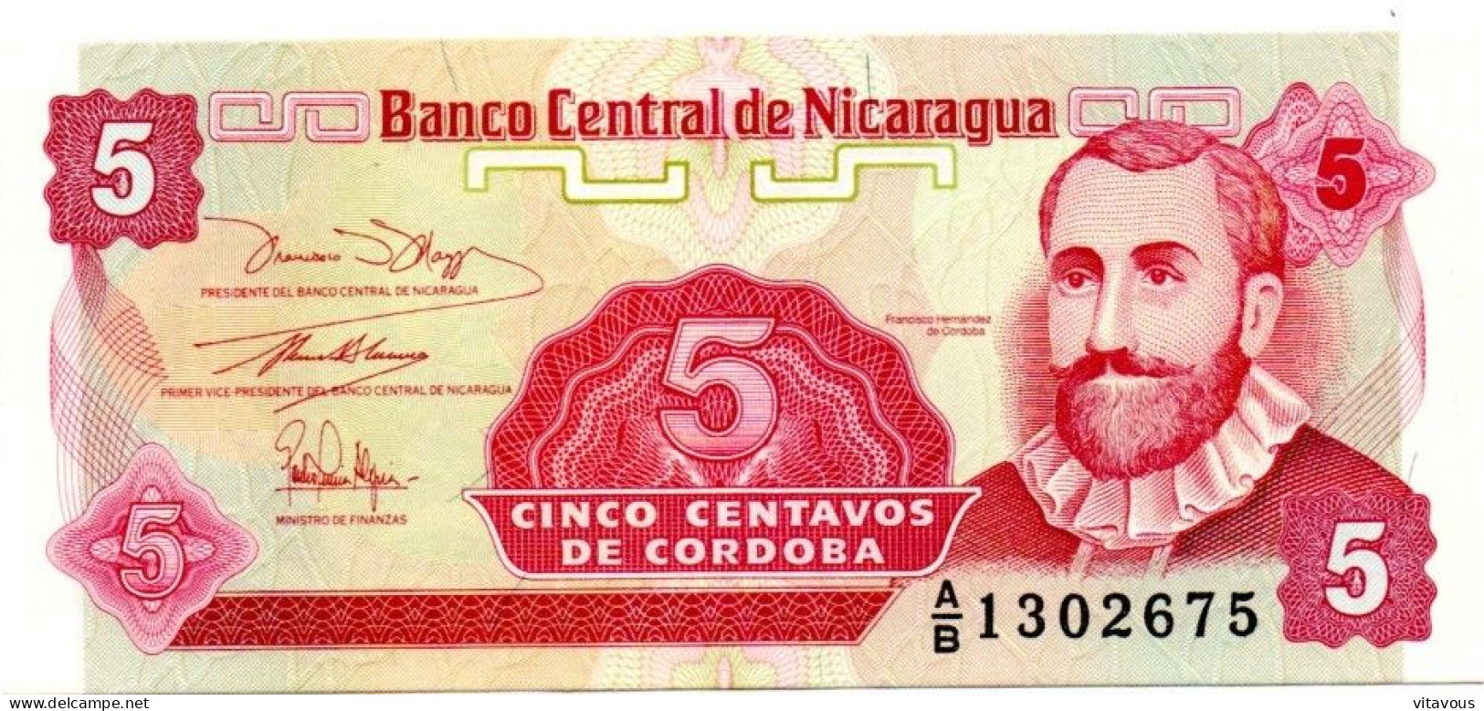 NICARAGUA  Billet Banque 5 Centavos Bank-note Banknote - Nicaragua