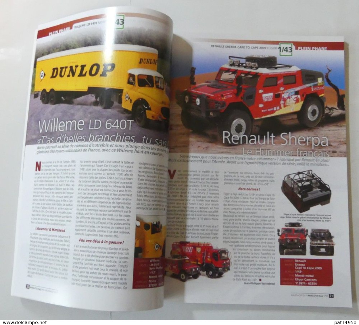 PAT14950 LE MAGAZINE DE LA VOITURE MINIATURE DE COLLECTION MINAUTO MAG N°15 JUILLET AOÛT 2010 - Zeitschriften