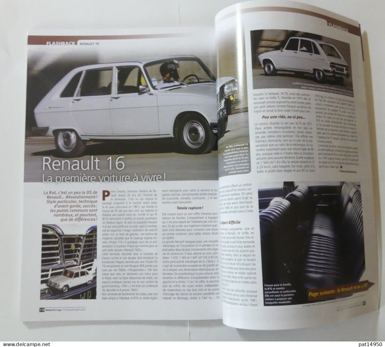 PAT14950 LE MAGAZINE DE LA VOITURE MINIATURE DE COLLECTION MINAUTO MAG N°15 JUILLET AOÛT 2010 - Revues