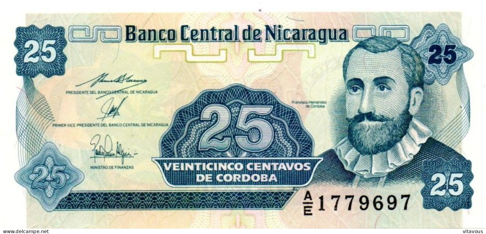 NICARAGUA  Billet Banque 25 Centavos Bank-note Banknote - Nicaragua