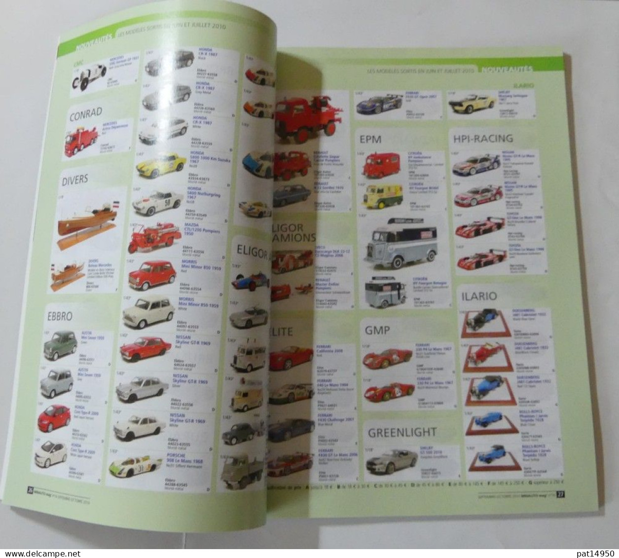 PAT14950 LE MAGAZINE DE LA VOITURE MINIATURE DE COLLECTION MINAUTO MAG N°16 SEPTEMBRE OCTOBRE 2010 - Zeitschriften