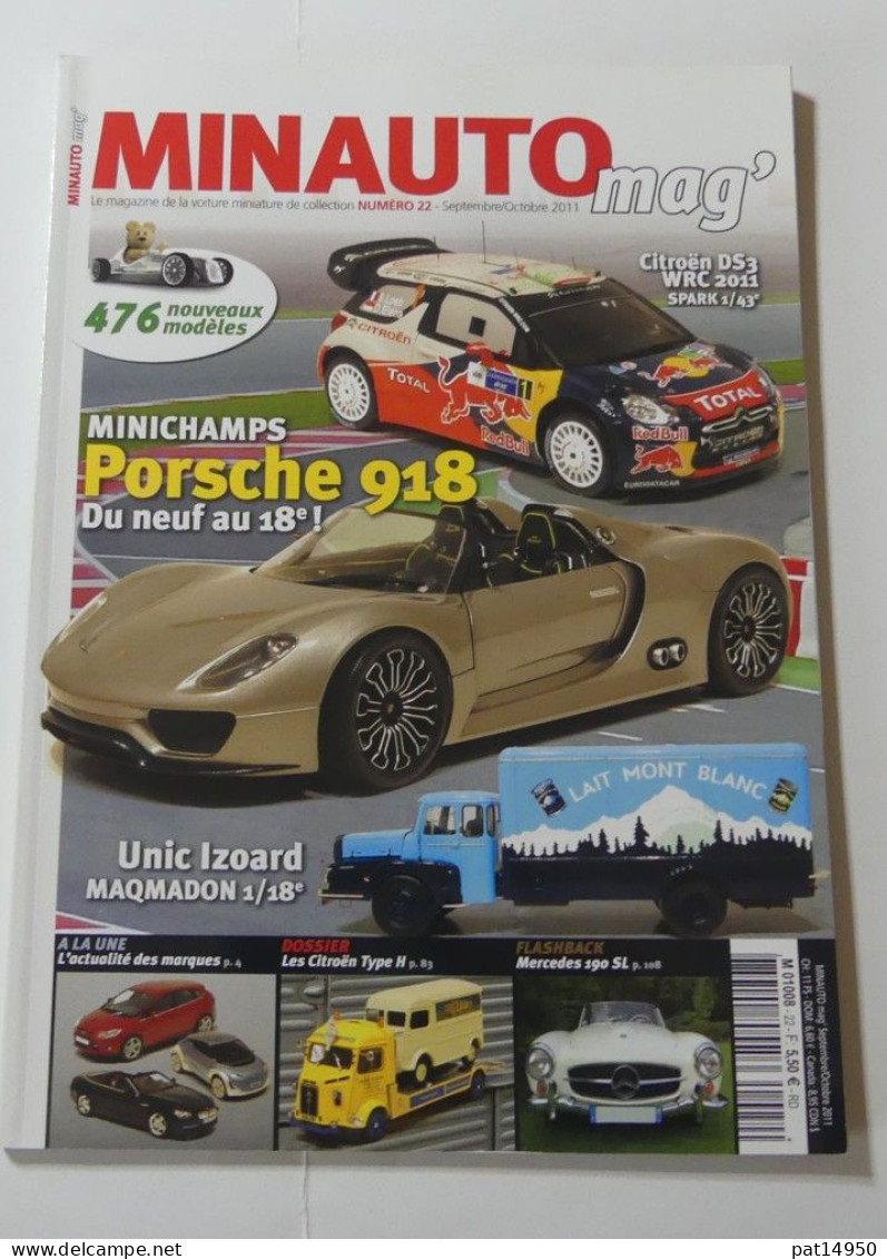 PAT14950 LE MAGAZINE DE LA VOITURE MINIATURE DE COLLECTION MINAUTO MAG N°22 SEPTEMBRE OCTOBRE 2011 - Zeitschriften