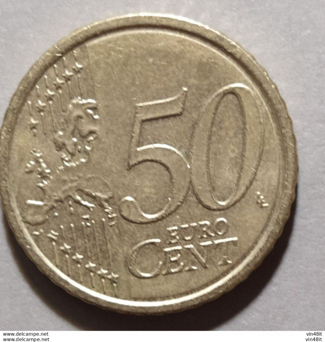2000  -  FINLANDIA  - MONETA  IN EURO  -  DEL VALORE DI  50  CENTESIMI  - USATA - Finlandía