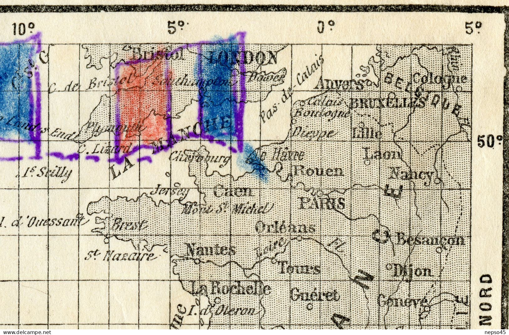 Bateau Compagnie Générale Transatlantique.Paquebot Savoie.Extrait Du Journal De Bord.New-York Au Havre.6 Août 1908. - Autres & Non Classés