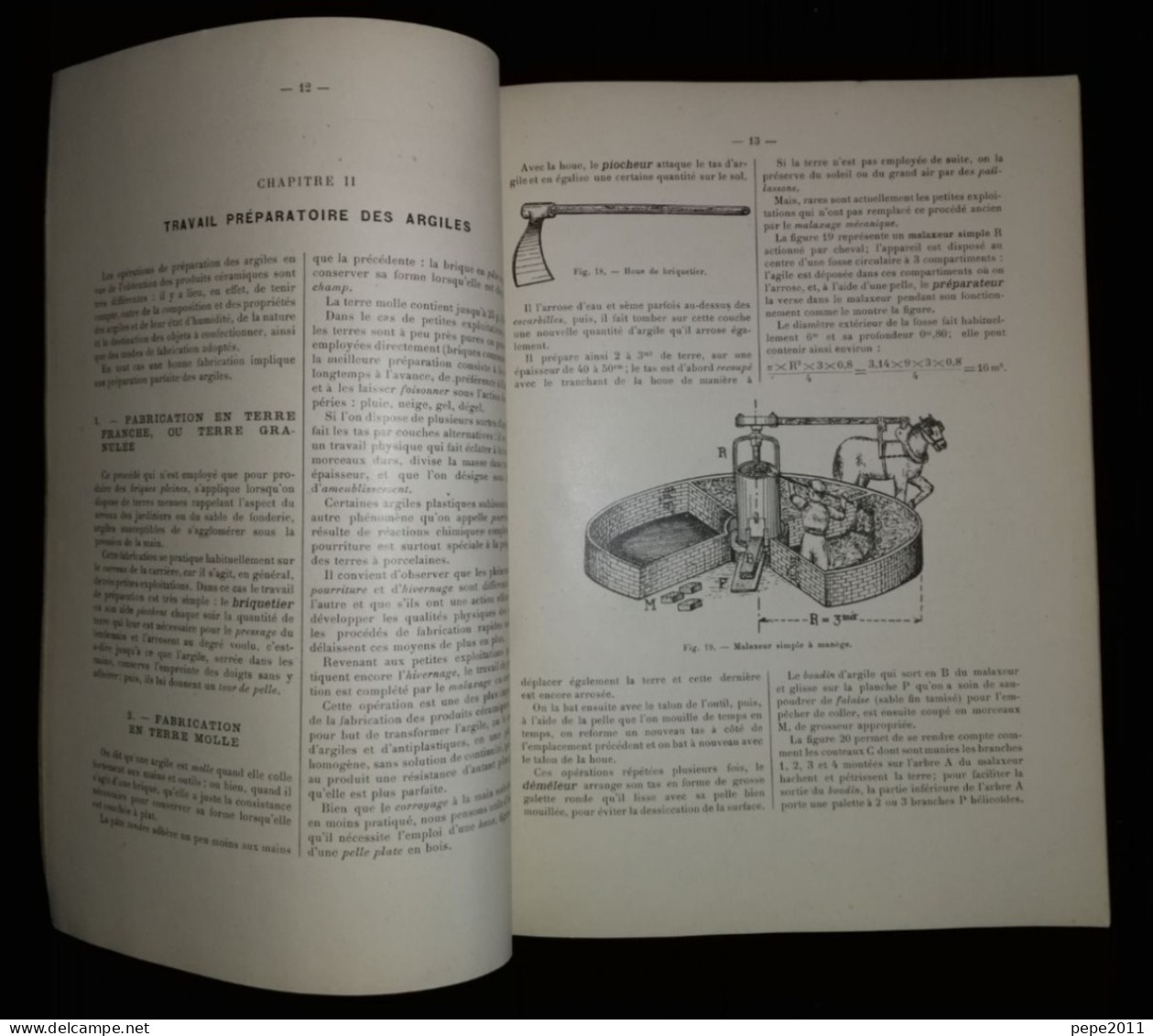 Technologiques De La Céramique Du Bâtiment Par J. AUPETIT - 5 Fascicules - 1924-25 - Bricolage / Technique