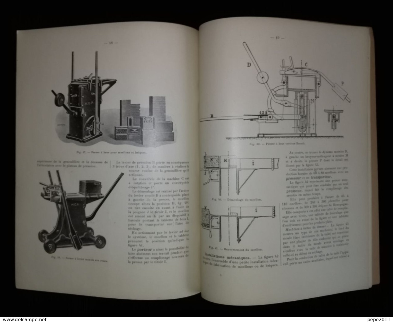 Technologiques de la Céramique du Bâtiment par J. AUPETIT - 5 Fascicules - 1924-25