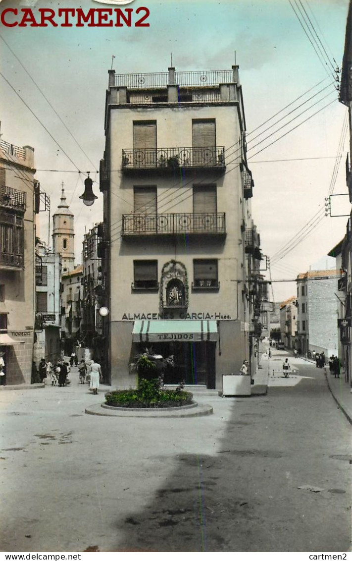 ALCANIZ CALLES DE ALJANDRO Y BLASCO DESDE LA PLAZA MENDIZABAL ESPAGNE - Otros & Sin Clasificación