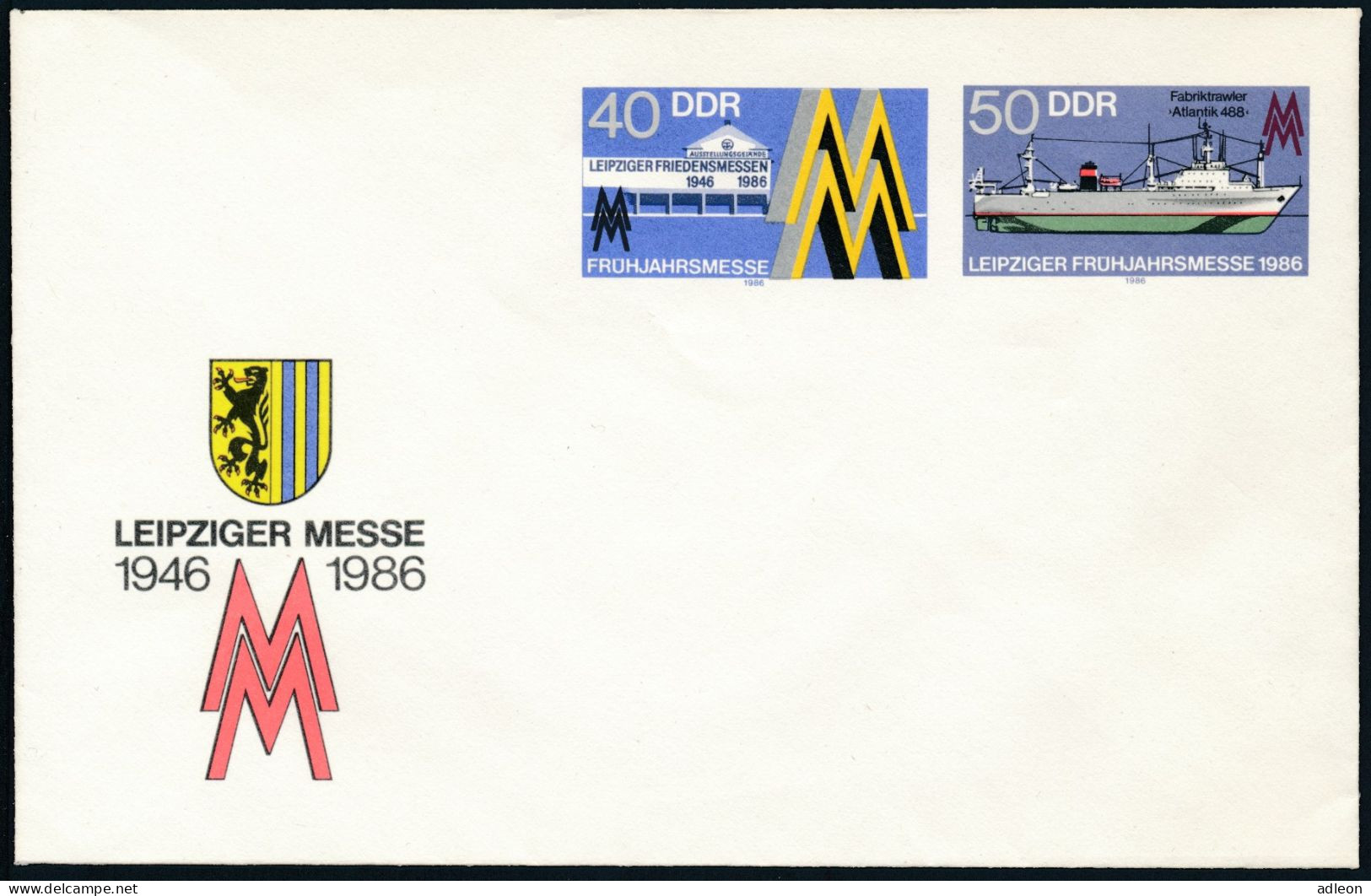 RDA - Entier Postal / DDR - Ganzsachen Mi.Nr. U4 ** - Briefomslagen - Ongebruikt