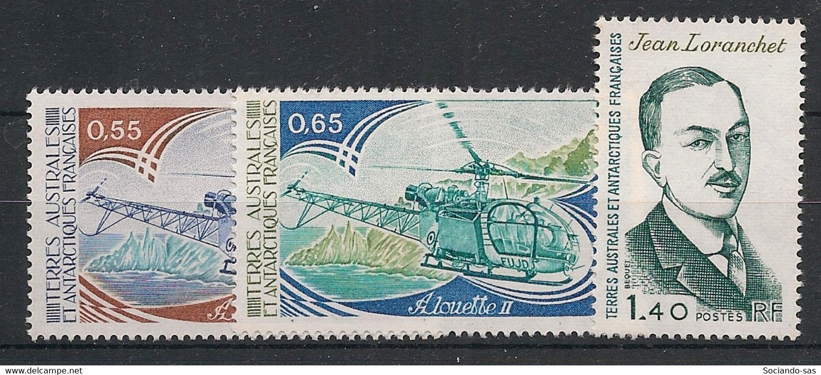 TAAF - Année Complète 1981 - N°YT. 92 à 94 - 3 Valeurs - Neuf Luxe ** / MNH / Postfrisch - Annate Complete