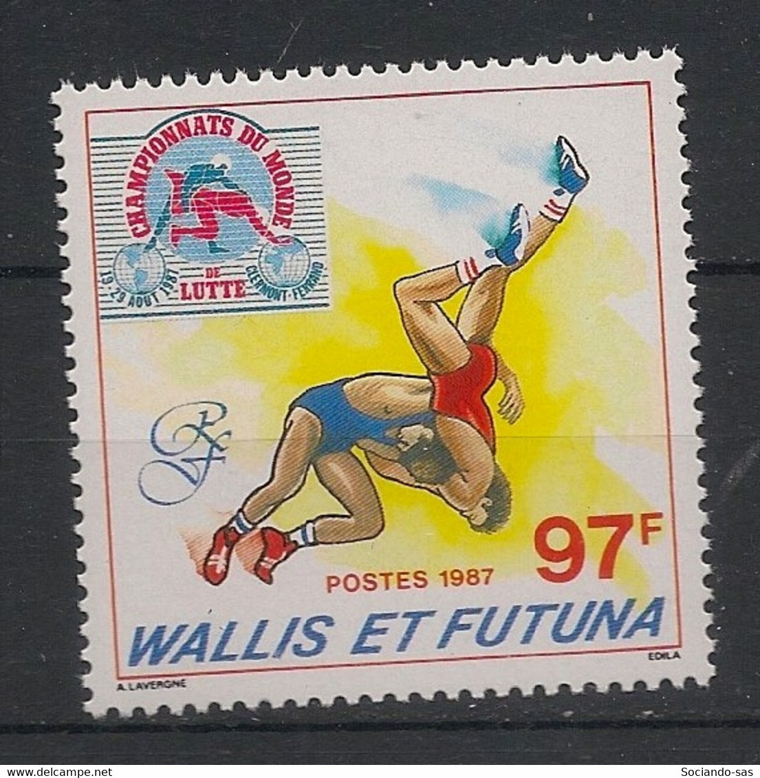 WALLIS ET FUTUNA - 1987 - N°YT. 359 - Lutte - Neuf Luxe ** / MNH / Postfrisch - Ongebruikt