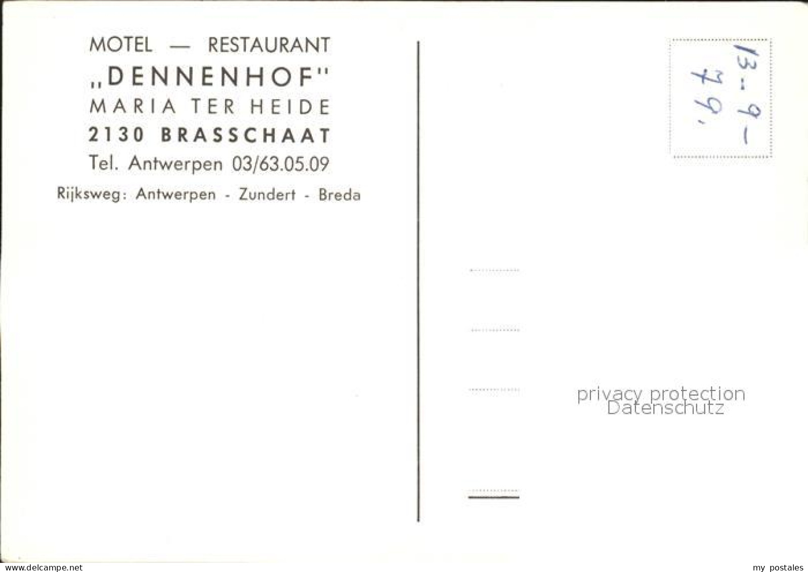 72271914 Brasschaat Motel Restaurant Dennenhof Brasschaat - Brasschaat