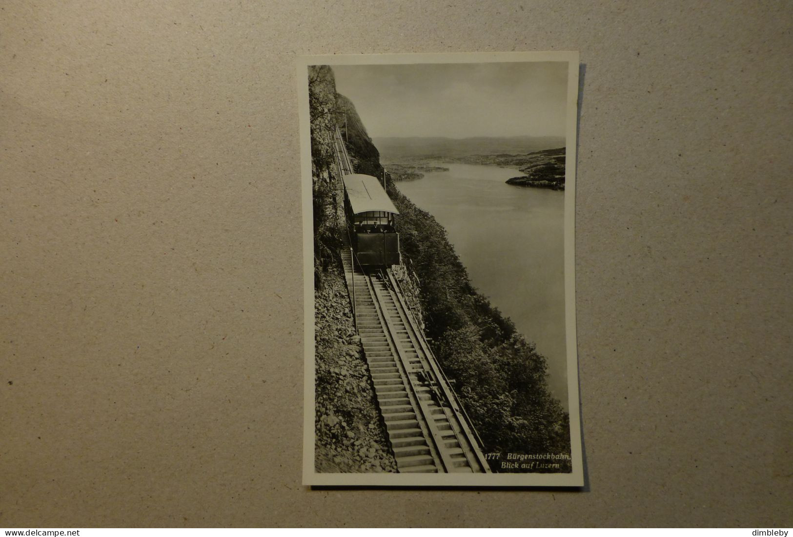 Bürgenstock Blick Auf Luzern   / Standseilbahn (7102) - Ennetbürgen