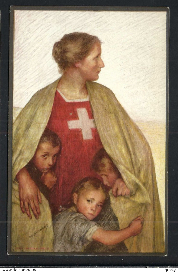 SUISSE Ca.1917: CP Ill. Entier De 5c De La Fête Nationale Suisse, Neuve - Entiers Postaux