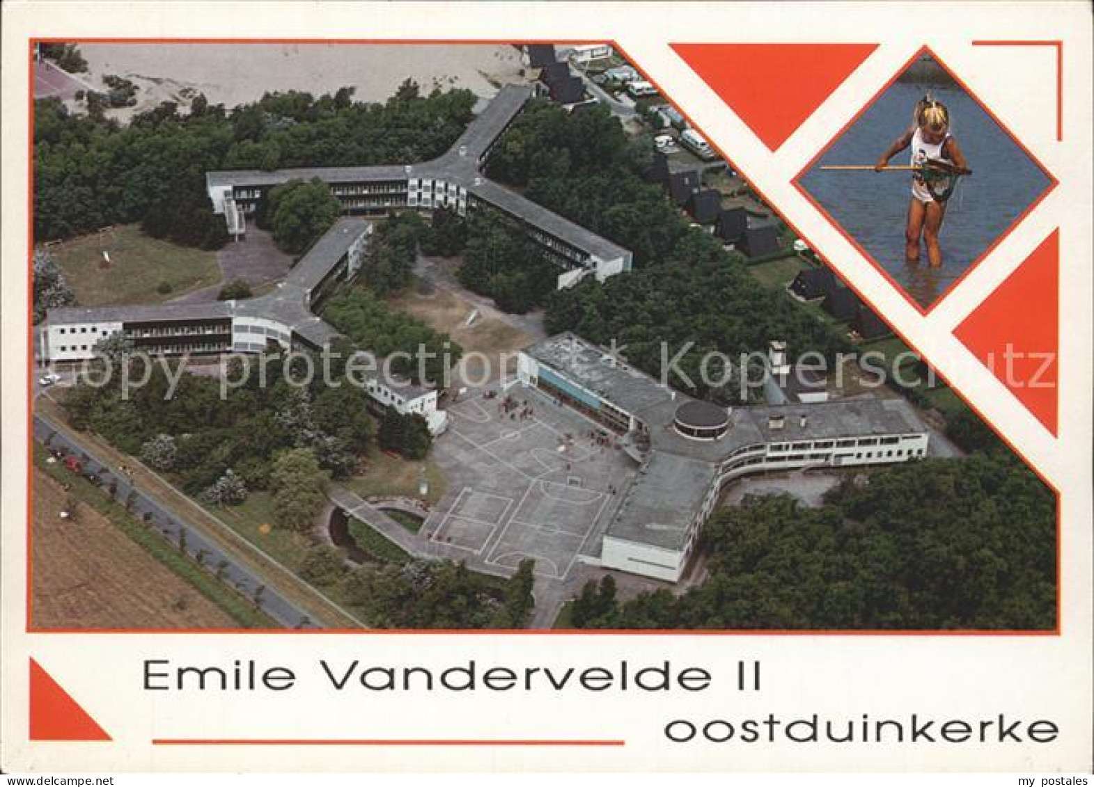72270777 Oostduinkerke Centre Emile Vandervelde Centrum II Vue Aerienne Oostduin - Oostduinkerke