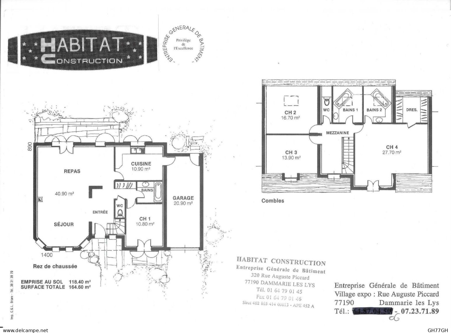 PLAN DE MAISON PAR HABITAT CONSTRUCTION - Otros Planes